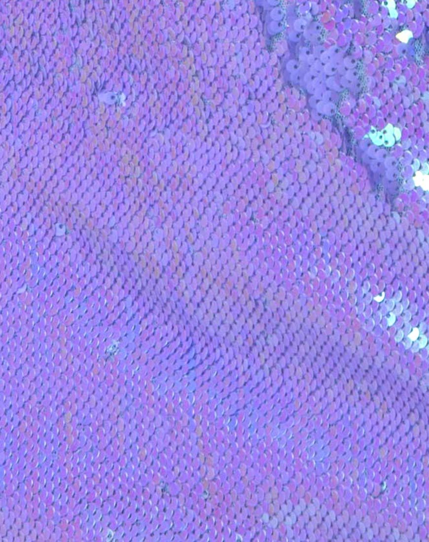 Hedi Dress in Mermaid Fishcale Sequin